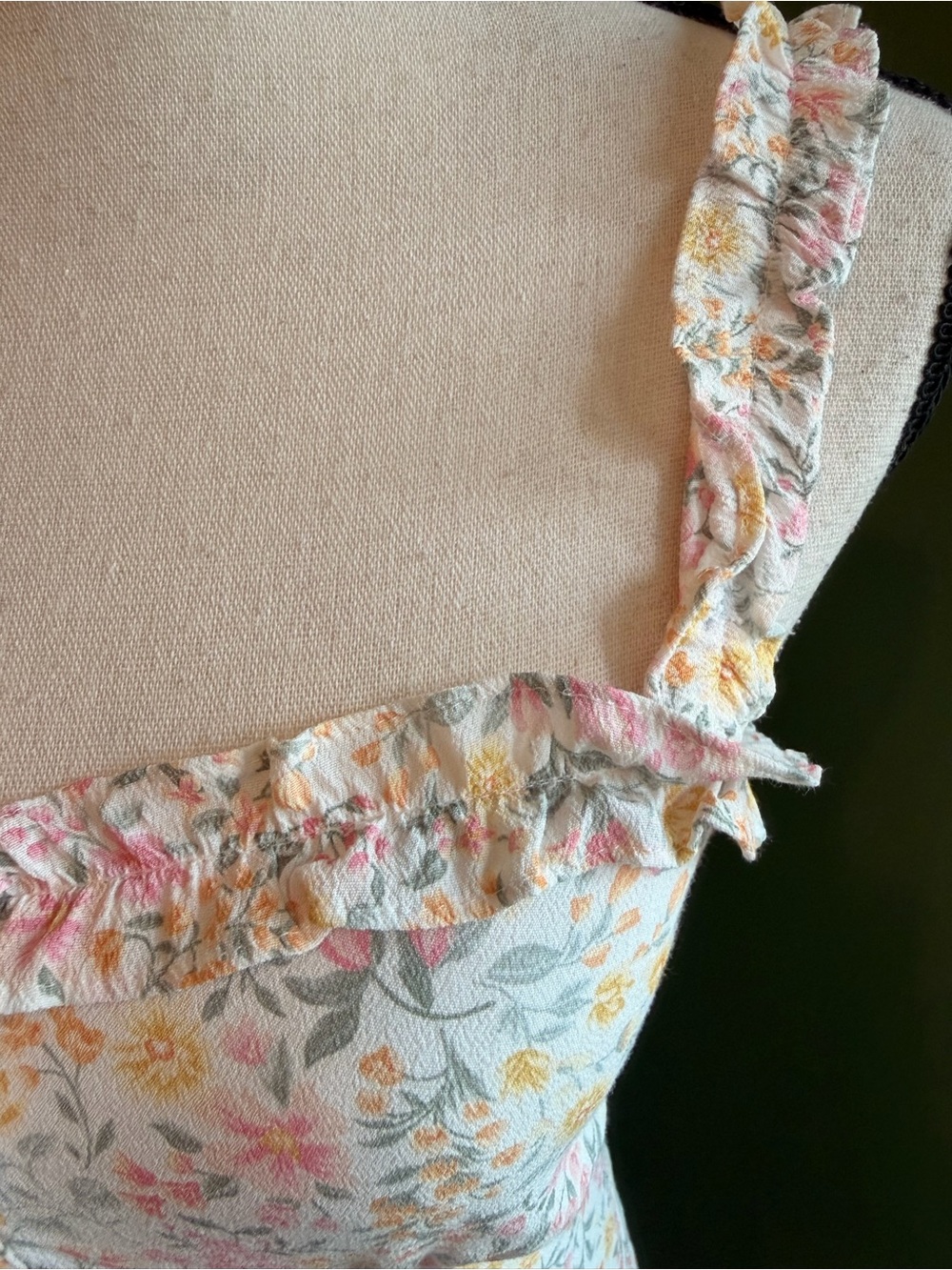 Ever New Floral Ruffle Midi Dress - originally $120+ - Picture 4 of 10